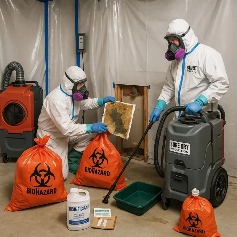 Contaminated Water Handling Protocols process in Granby, MA
