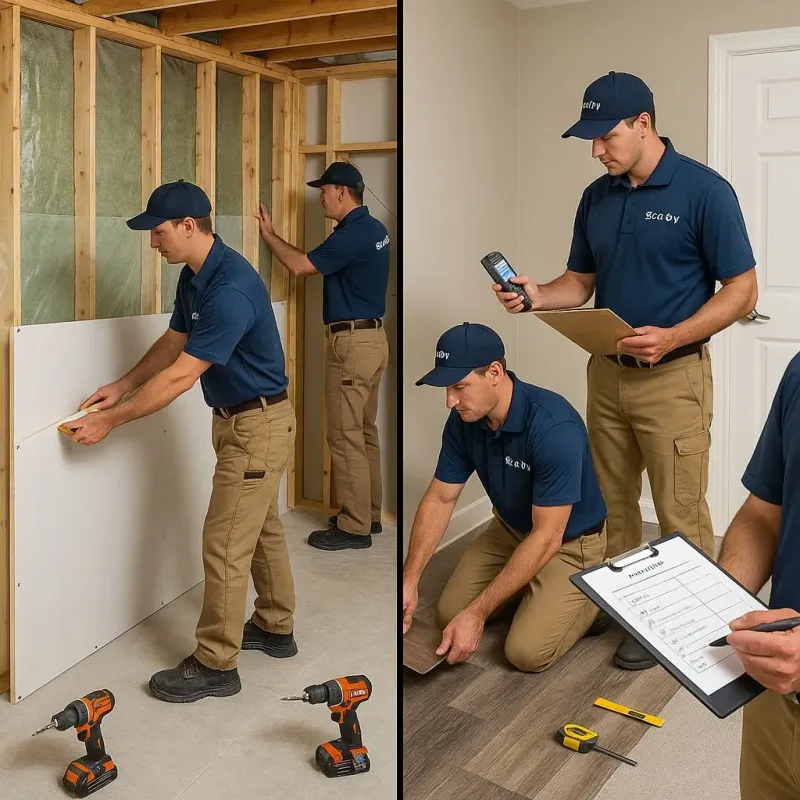 Repairs and Reconstruction process in Granby, MA